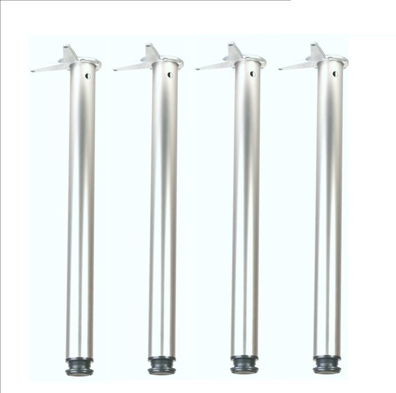 Découvrez l'Élégance avec nos Pieds de Table Variés – Blanc, Inox, Chromé, Noir