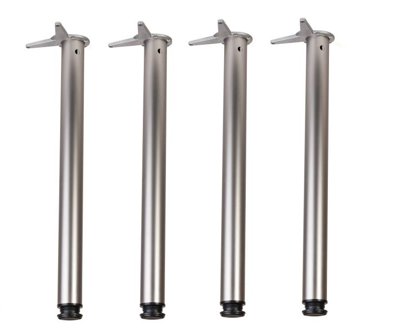 Découvrez l'Élégance avec nos Pieds de Table Variés – Blanc, Inox, Chromé, Noir